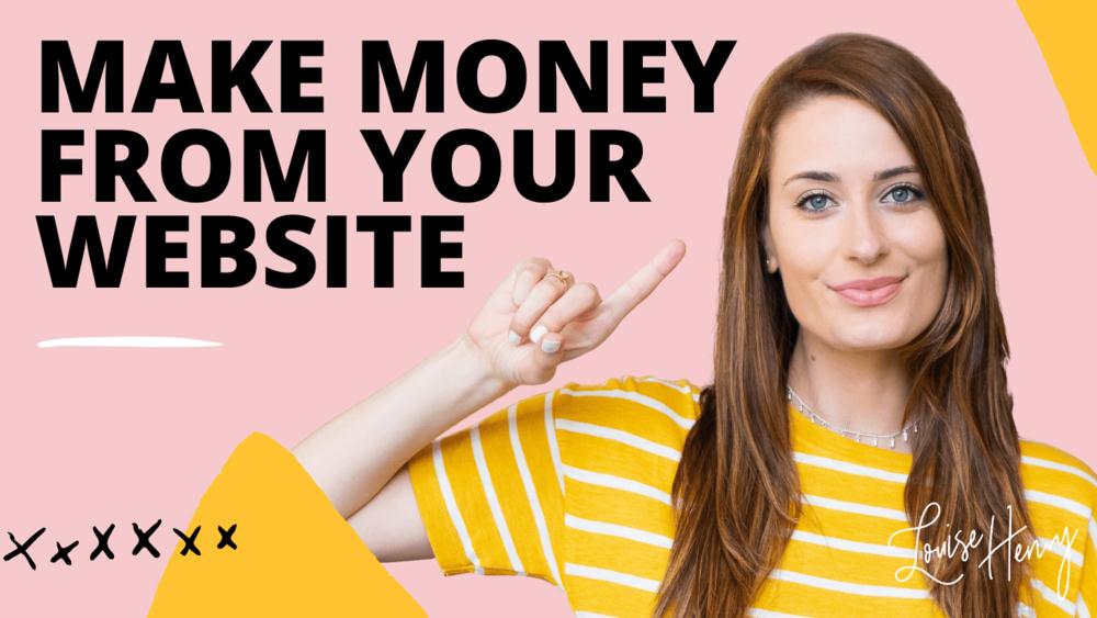 valuable 35 ways to make money online with website you have